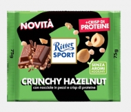 RITTER TAV. PROTEIN PZ.12 GR.75 NOCCIOLE CRUNCHY